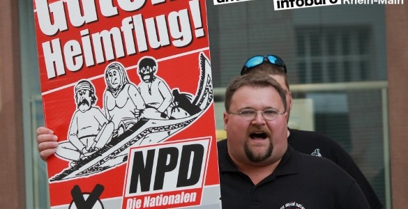 Die NPD kündigt für kommenden Samstag, den 1. Februar 2014, eine Kundgebungstour in Trier an. Unter dem Motto "Nein zum Asylbetrug, deutsche Steuergelder für deutsche Aufgaben" versucht der Kreisverband, sich bundesweit stattfindenden rassistischen Protesten gegen Flüchtlinge anzuschließen ...