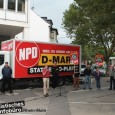 NPD-Wahlkampftour erreicht Rheinland-Pfalz Seit dem 12. August ist die NPD auf Deutschlandfahrt. Mit ihrem Wahlkampfmobil, dem „NPD-Flaggschiff“, veranstalten Neonazis aus dem Vorstand der Partei Wahlkampf-Kundgebungen im ganzen Bundesgebiet. Nachdem die Besatzung in den letzten Tagen Städte in NRW angefahren hatte, erreichte das „Flaggschiff“ am 22. August Koblenz und damit die erste Station in Rheinland-Pfalz